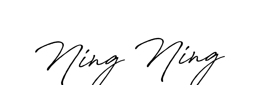 The best way (Antro_Vectra_Bolder) to make a short signature is to pick only two or three words in your name. The name Ning Ning include a total of six letters. For converting this name. Ning Ning signature style 7 images and pictures png