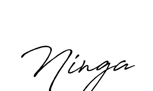 The best way (Antro_Vectra_Bolder) to make a short signature is to pick only two or three words in your name. The name Ninga include a total of six letters. For converting this name. Ninga signature style 7 images and pictures png