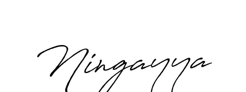 Use a signature maker to create a handwritten signature online. With this signature software, you can design (Antro_Vectra_Bolder) your own signature for name Ningayya. Ningayya signature style 7 images and pictures png