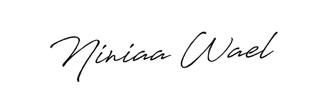 Check out images of Autograph of Niniaa Wael name. Actor Niniaa Wael Signature Style. Antro_Vectra_Bolder is a professional sign style online. Niniaa Wael signature style 7 images and pictures png