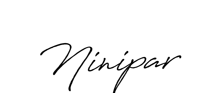 You should practise on your own different ways (Antro_Vectra_Bolder) to write your name (Ninipar) in signature. don't let someone else do it for you. Ninipar signature style 7 images and pictures png