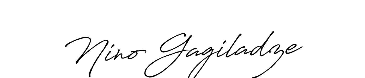 Antro_Vectra_Bolder is a professional signature style that is perfect for those who want to add a touch of class to their signature. It is also a great choice for those who want to make their signature more unique. Get Nino Gagiladze name to fancy signature for free. Nino Gagiladze signature style 7 images and pictures png