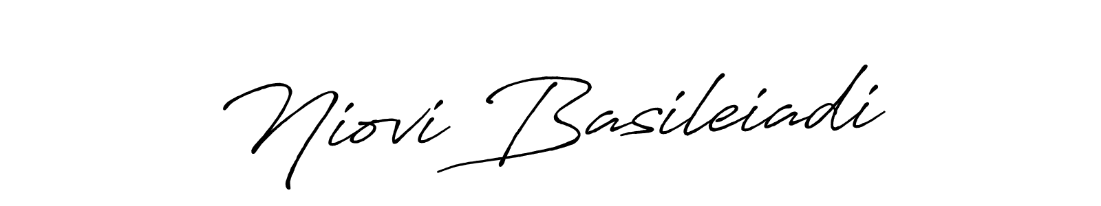 How to make Niovi Basileiadi signature? Antro_Vectra_Bolder is a professional autograph style. Create handwritten signature for Niovi Basileiadi name. Niovi Basileiadi signature style 7 images and pictures png