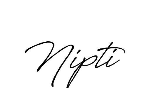 Best and Professional Signature Style for Nipti. Antro_Vectra_Bolder Best Signature Style Collection. Nipti signature style 7 images and pictures png
