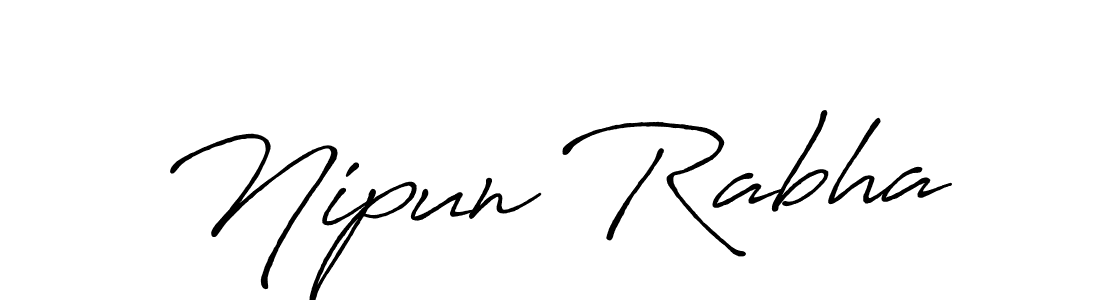 Antro_Vectra_Bolder is a professional signature style that is perfect for those who want to add a touch of class to their signature. It is also a great choice for those who want to make their signature more unique. Get Nipun Rabha name to fancy signature for free. Nipun Rabha signature style 7 images and pictures png