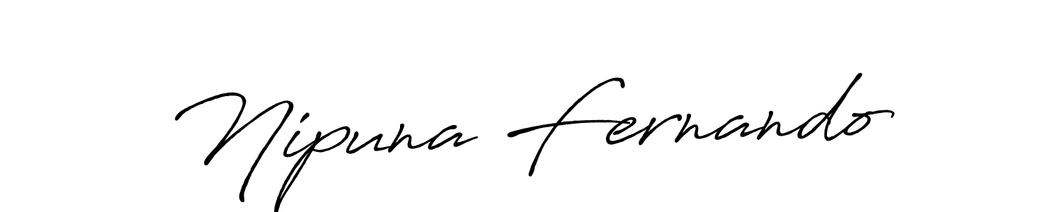 Best and Professional Signature Style for Nipuna Fernando. Antro_Vectra_Bolder Best Signature Style Collection. Nipuna Fernando signature style 7 images and pictures png