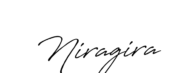 You should practise on your own different ways (Antro_Vectra_Bolder) to write your name (Niragira) in signature. don't let someone else do it for you. Niragira signature style 7 images and pictures png