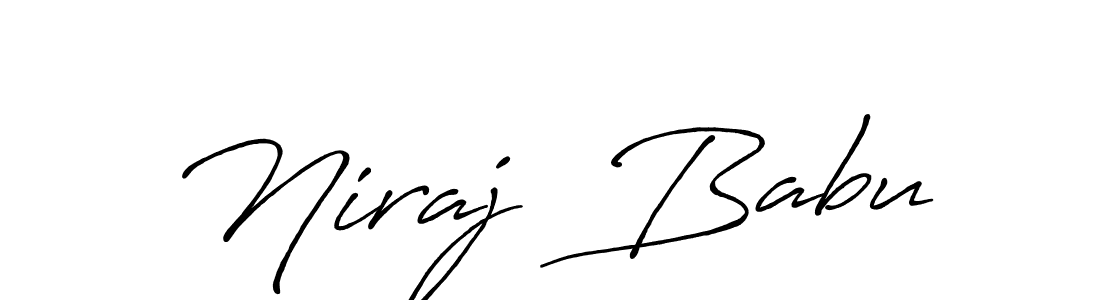 Once you've used our free online signature maker to create your best signature Antro_Vectra_Bolder style, it's time to enjoy all of the benefits that Niraj  Babu name signing documents. Niraj  Babu signature style 7 images and pictures png