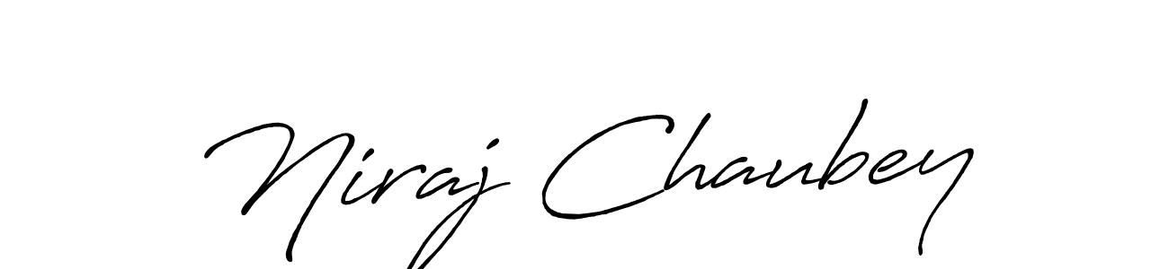 You should practise on your own different ways (Antro_Vectra_Bolder) to write your name (Niraj Chaubey) in signature. don't let someone else do it for you. Niraj Chaubey signature style 7 images and pictures png
