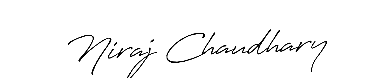 Make a short Niraj Chaudhary signature style. Manage your documents anywhere anytime using Antro_Vectra_Bolder. Create and add eSignatures, submit forms, share and send files easily. Niraj Chaudhary signature style 7 images and pictures png