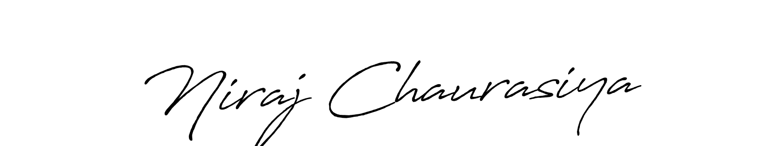 Also we have Niraj Chaurasiya name is the best signature style. Create professional handwritten signature collection using Antro_Vectra_Bolder autograph style. Niraj Chaurasiya signature style 7 images and pictures png