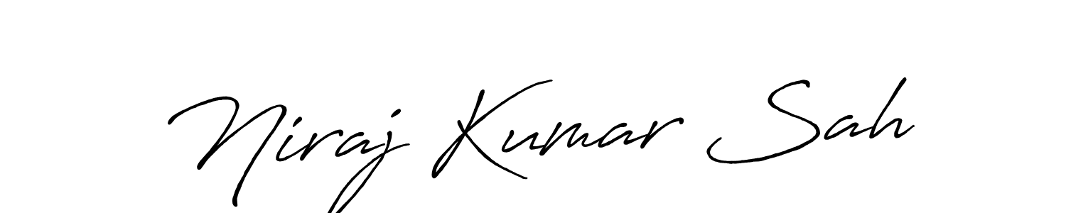 You should practise on your own different ways (Antro_Vectra_Bolder) to write your name (Niraj Kumar Sah) in signature. don't let someone else do it for you. Niraj Kumar Sah signature style 7 images and pictures png