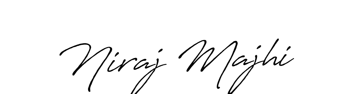 Niraj Majhi stylish signature style. Best Handwritten Sign (Antro_Vectra_Bolder) for my name. Handwritten Signature Collection Ideas for my name Niraj Majhi. Niraj Majhi signature style 7 images and pictures png