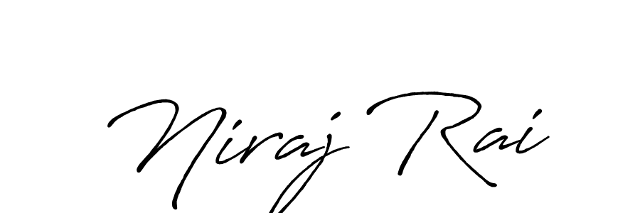 It looks lik you need a new signature style for name Niraj Rai. Design unique handwritten (Antro_Vectra_Bolder) signature with our free signature maker in just a few clicks. Niraj Rai signature style 7 images and pictures png