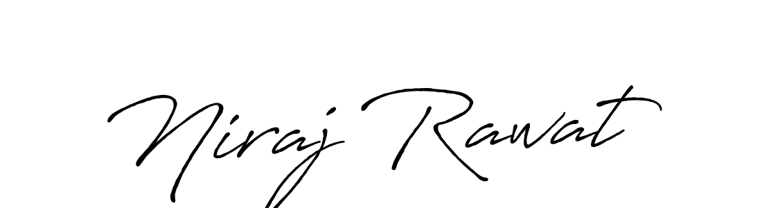 The best way (Antro_Vectra_Bolder) to make a short signature is to pick only two or three words in your name. The name Niraj Rawat include a total of six letters. For converting this name. Niraj Rawat signature style 7 images and pictures png