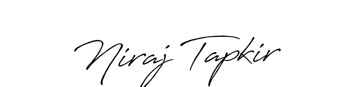 Make a short Niraj Tapkir signature style. Manage your documents anywhere anytime using Antro_Vectra_Bolder. Create and add eSignatures, submit forms, share and send files easily. Niraj Tapkir signature style 7 images and pictures png
