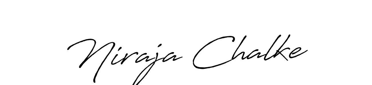 if you are searching for the best signature style for your name Niraja Chalke. so please give up your signature search. here we have designed multiple signature styles  using Antro_Vectra_Bolder. Niraja Chalke signature style 7 images and pictures png