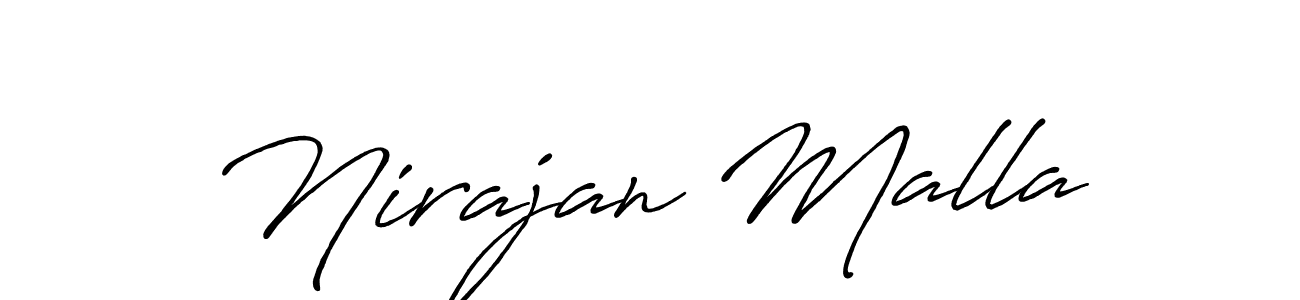 The best way (Antro_Vectra_Bolder) to make a short signature is to pick only two or three words in your name. The name Nirajan Malla include a total of six letters. For converting this name. Nirajan Malla signature style 7 images and pictures png