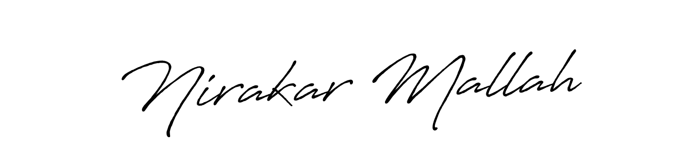 You should practise on your own different ways (Antro_Vectra_Bolder) to write your name (Nirakar Mallah) in signature. don't let someone else do it for you. Nirakar Mallah signature style 7 images and pictures png
