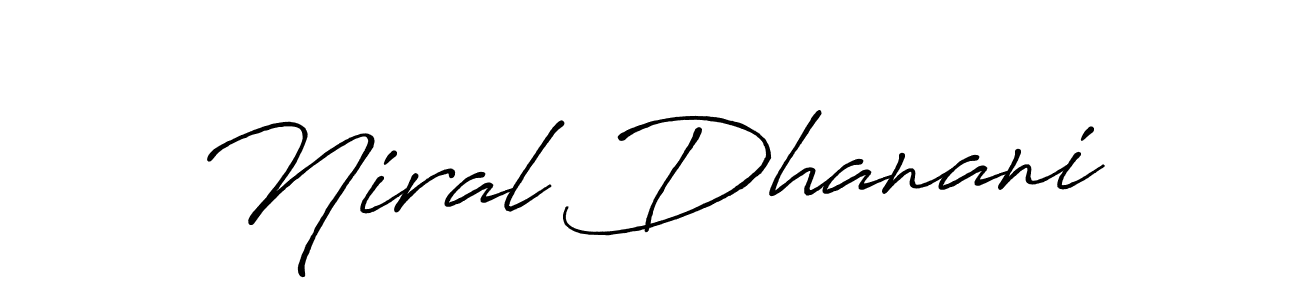 Make a short Niral Dhanani signature style. Manage your documents anywhere anytime using Antro_Vectra_Bolder. Create and add eSignatures, submit forms, share and send files easily. Niral Dhanani signature style 7 images and pictures png