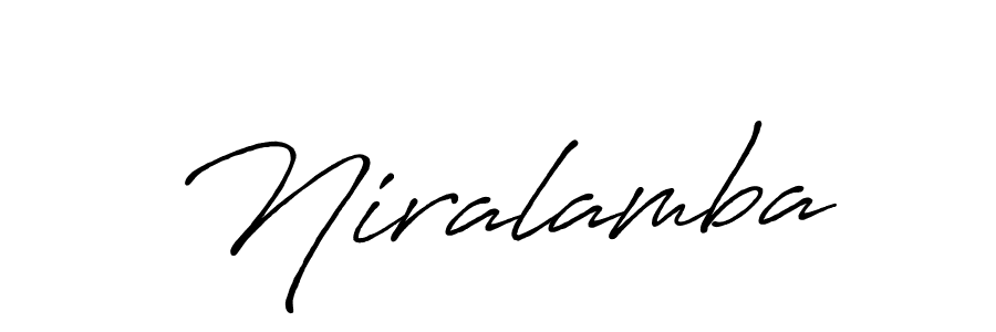 Make a beautiful signature design for name Niralamba. Use this online signature maker to create a handwritten signature for free. Niralamba signature style 7 images and pictures png