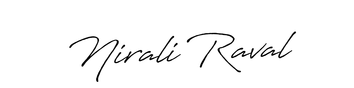 You should practise on your own different ways (Antro_Vectra_Bolder) to write your name (Nirali Raval) in signature. don't let someone else do it for you. Nirali Raval signature style 7 images and pictures png
