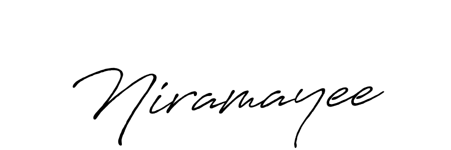 The best way (Antro_Vectra_Bolder) to make a short signature is to pick only two or three words in your name. The name Niramayee include a total of six letters. For converting this name. Niramayee signature style 7 images and pictures png