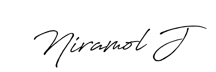 Also we have Niramol J name is the best signature style. Create professional handwritten signature collection using Antro_Vectra_Bolder autograph style. Niramol J signature style 7 images and pictures png