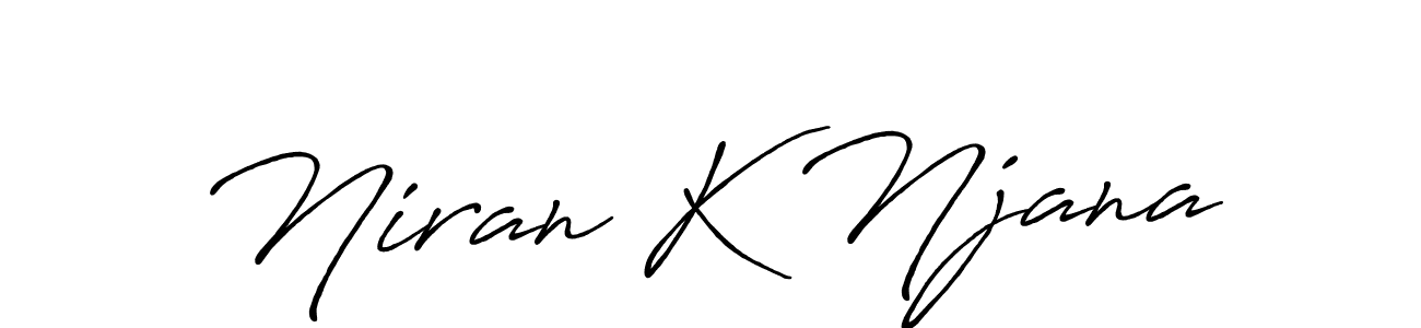 See photos of Niran K Njana official signature by Spectra . Check more albums & portfolios. Read reviews & check more about Antro_Vectra_Bolder font. Niran K Njana signature style 7 images and pictures png