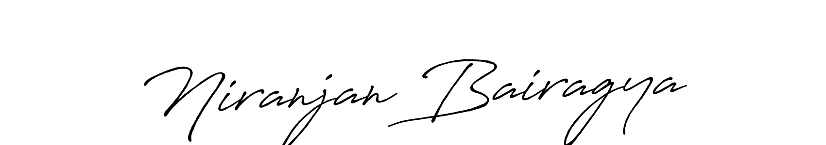 It looks lik you need a new signature style for name Niranjan Bairagya. Design unique handwritten (Antro_Vectra_Bolder) signature with our free signature maker in just a few clicks. Niranjan Bairagya signature style 7 images and pictures png