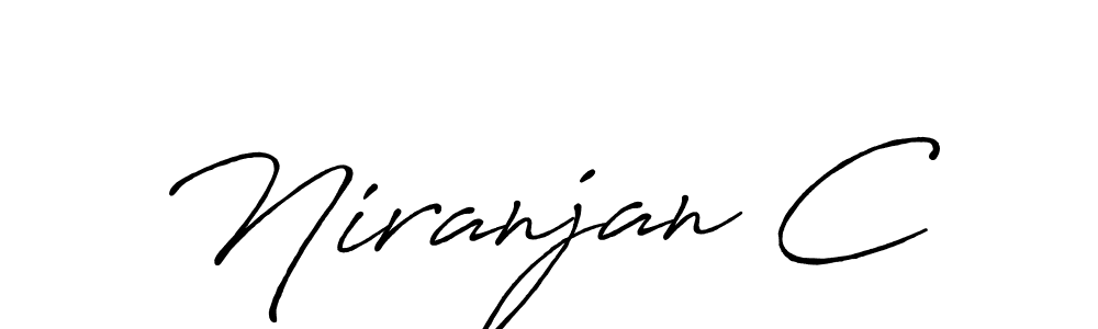 Similarly Antro_Vectra_Bolder is the best handwritten signature design. Signature creator online .You can use it as an online autograph creator for name Niranjan C. Niranjan C signature style 7 images and pictures png