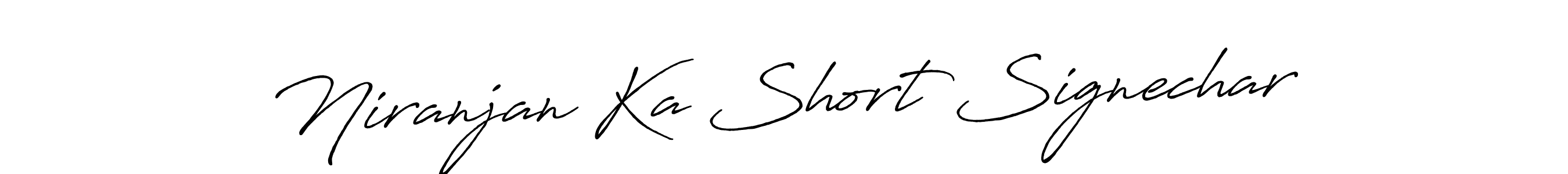 The best way (Antro_Vectra_Bolder) to make a short signature is to pick only two or three words in your name. The name Niranjan Ka Short Signechar include a total of six letters. For converting this name. Niranjan Ka Short Signechar signature style 7 images and pictures png