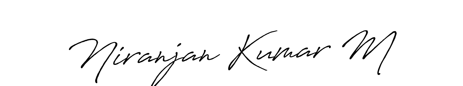 This is the best signature style for the Niranjan Kumar M name. Also you like these signature font (Antro_Vectra_Bolder). Mix name signature. Niranjan Kumar M signature style 7 images and pictures png