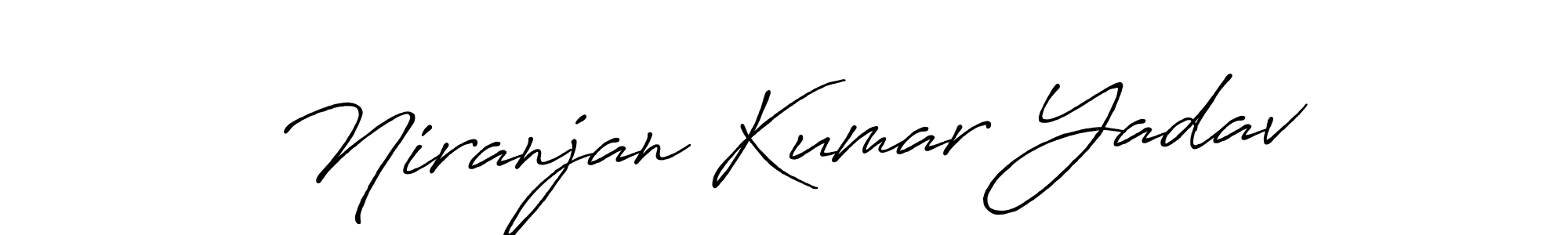 Design your own signature with our free online signature maker. With this signature software, you can create a handwritten (Antro_Vectra_Bolder) signature for name Niranjan Kumar Yadav. Niranjan Kumar Yadav signature style 7 images and pictures png