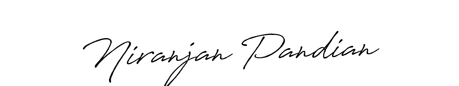 Make a beautiful signature design for name Niranjan Pandian. With this signature (Antro_Vectra_Bolder) style, you can create a handwritten signature for free. Niranjan Pandian signature style 7 images and pictures png