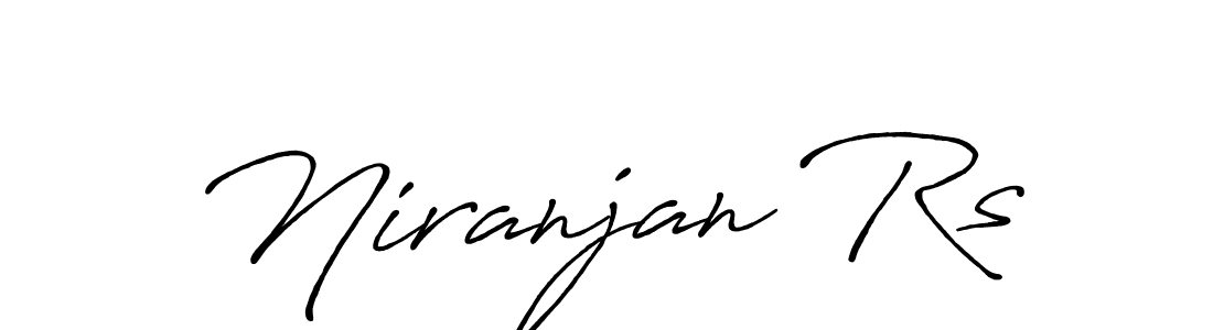 Make a beautiful signature design for name Niranjan Rs. Use this online signature maker to create a handwritten signature for free. Niranjan Rs signature style 7 images and pictures png