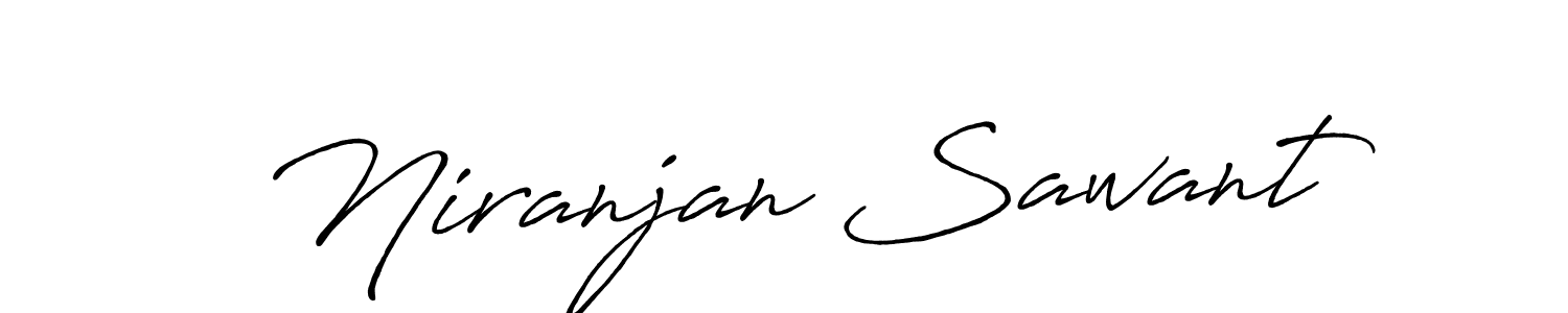 Create a beautiful signature design for name Niranjan Sawant. With this signature (Antro_Vectra_Bolder) fonts, you can make a handwritten signature for free. Niranjan Sawant signature style 7 images and pictures png