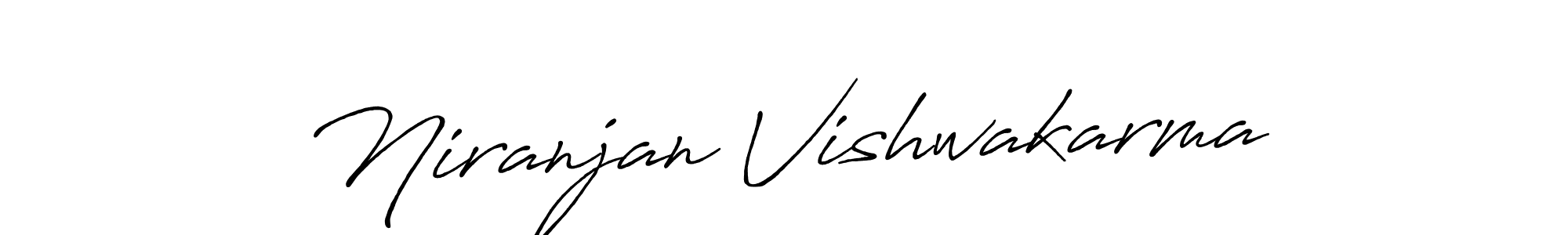 Use a signature maker to create a handwritten signature online. With this signature software, you can design (Antro_Vectra_Bolder) your own signature for name Niranjan Vishwakarma. Niranjan Vishwakarma signature style 7 images and pictures png