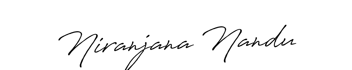 Design your own signature with our free online signature maker. With this signature software, you can create a handwritten (Antro_Vectra_Bolder) signature for name Niranjana Nandu. Niranjana Nandu signature style 7 images and pictures png