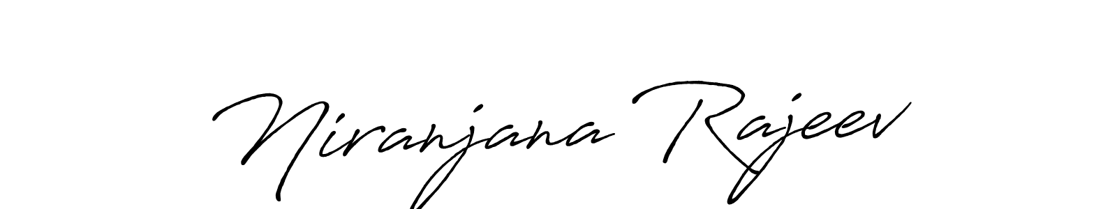 Antro_Vectra_Bolder is a professional signature style that is perfect for those who want to add a touch of class to their signature. It is also a great choice for those who want to make their signature more unique. Get Niranjana Rajeev name to fancy signature for free. Niranjana Rajeev signature style 7 images and pictures png