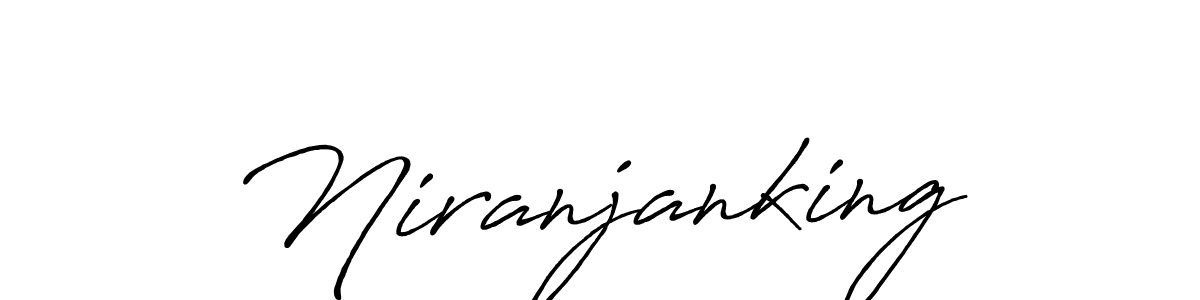 Create a beautiful signature design for name Niranjanking. With this signature (Antro_Vectra_Bolder) fonts, you can make a handwritten signature for free. Niranjanking signature style 7 images and pictures png