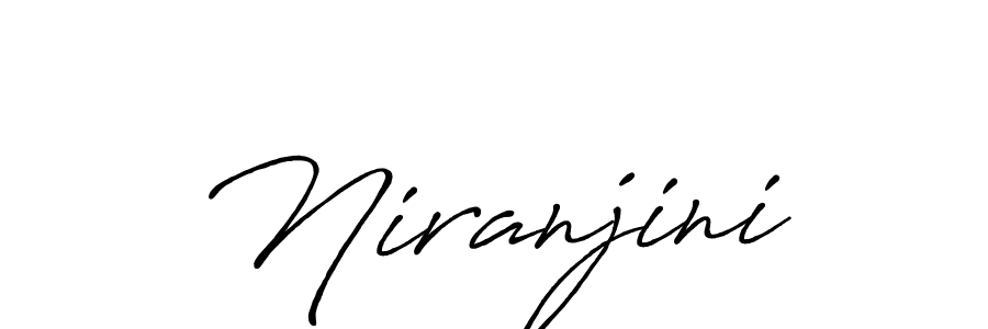 You should practise on your own different ways (Antro_Vectra_Bolder) to write your name (Niranjini) in signature. don't let someone else do it for you. Niranjini signature style 7 images and pictures png