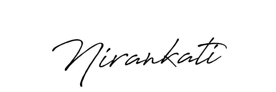 Make a beautiful signature design for name Nirankati. With this signature (Antro_Vectra_Bolder) style, you can create a handwritten signature for free. Nirankati signature style 7 images and pictures png