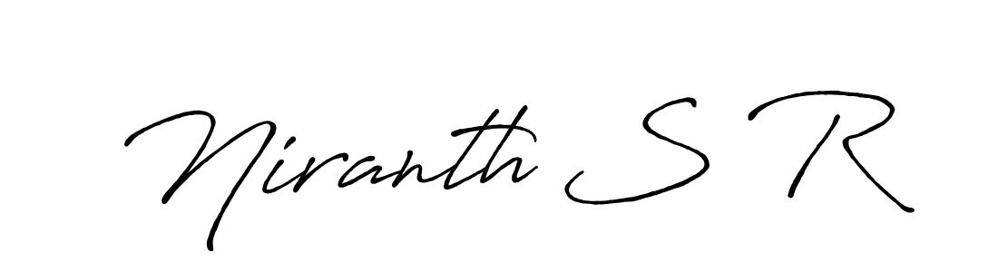 Make a beautiful signature design for name Niranth S R. Use this online signature maker to create a handwritten signature for free. Niranth S R signature style 7 images and pictures png