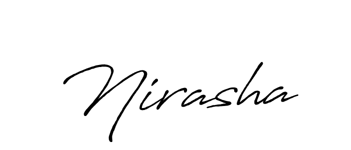 You should practise on your own different ways (Antro_Vectra_Bolder) to write your name (Nirasha) in signature. don't let someone else do it for you. Nirasha signature style 7 images and pictures png