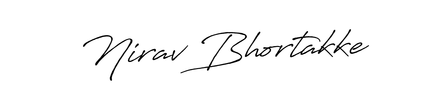 Similarly Antro_Vectra_Bolder is the best handwritten signature design. Signature creator online .You can use it as an online autograph creator for name Nirav Bhortakke. Nirav Bhortakke signature style 7 images and pictures png