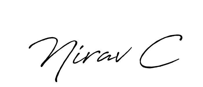 You can use this online signature creator to create a handwritten signature for the name Nirav C. This is the best online autograph maker. Nirav C signature style 7 images and pictures png