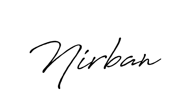 Make a short Nirban signature style. Manage your documents anywhere anytime using Antro_Vectra_Bolder. Create and add eSignatures, submit forms, share and send files easily. Nirban signature style 7 images and pictures png