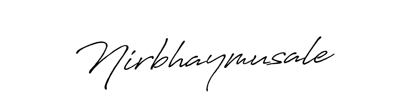 Also You can easily find your signature by using the search form. We will create Nirbhaymusale name handwritten signature images for you free of cost using Antro_Vectra_Bolder sign style. Nirbhaymusale signature style 7 images and pictures png