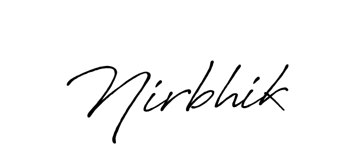 See photos of Nirbhik official signature by Spectra . Check more albums & portfolios. Read reviews & check more about Antro_Vectra_Bolder font. Nirbhik signature style 7 images and pictures png